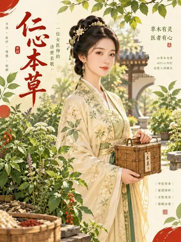 药香娘子有点甜 编辑精选短剧封面 - 红果短视